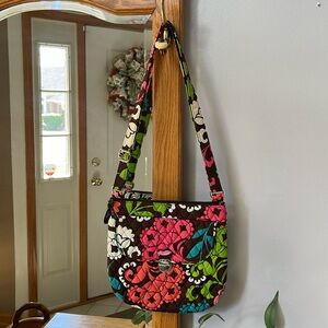 Vera Bradley push lock crossbody bag